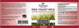 Label for Red Yeast Rice