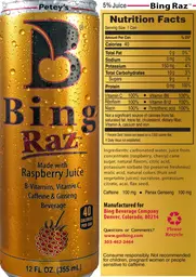 Label for Bing Raz