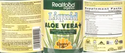 Label for Liquid Aloe Vera +