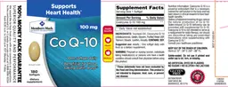 Label for Co Q-10 100 mg