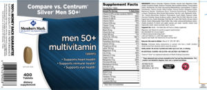 Men 50+ Multivitamin Tablets