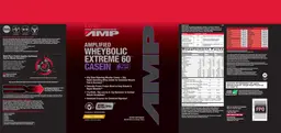 Label for Amplified Wheybolic Extreme 60 Casein Vanilla Frosting