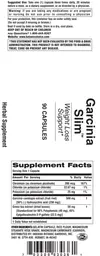 Label for Garcinia Slim