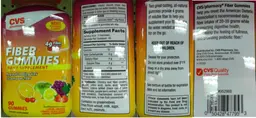 Label for Fiber Gummies