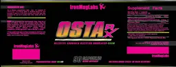 Label for Osta RX