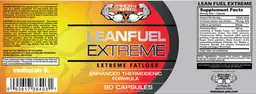 Label for LeanFuel Extreme