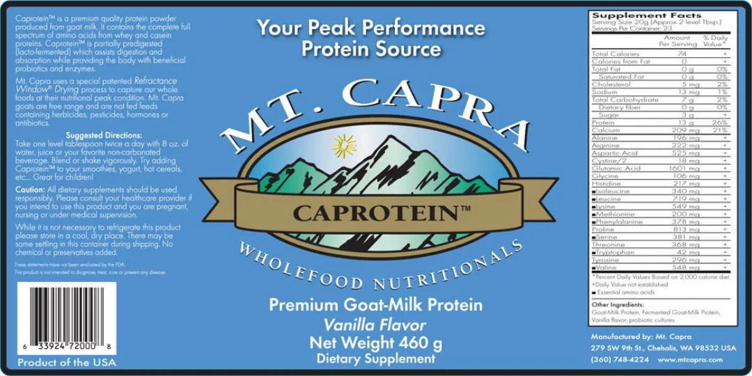 Label for Caprotein