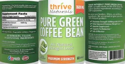 Label for Pure Green Coffee Bean