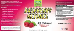 Label for Raspberry Ketones
