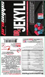 Label for Dr. Jekyll Blue Razz