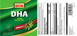 Label for DHA From Algae Oil