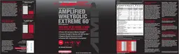 Label for Amplified Wheybolic Extreme 60 Strawberry