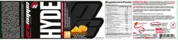 Label for Hyde Orange Burst