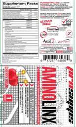 Label for AminoLinx Cherry Bomb