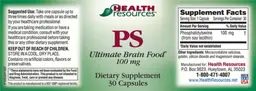 Label for PS 100 mg