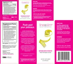Label for Lineaslim Metabolism Activator