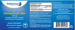 Label for Ubiquinol QH 100 mg