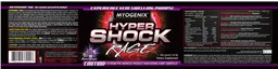 Label for Hyper Shock Rage Atomic Grape