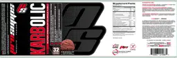 Label for Karbolic Super-Premium Muscle Fuel Chocolate