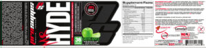 Mr Hyde Intense Energy Pre Workout Green