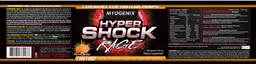 Label for Hyper Shock Rage Electric Orange
