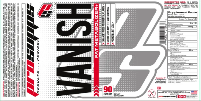 Label for Vanish