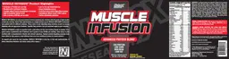 Label for Muscle Infusion Chocolate Banana Crunch
