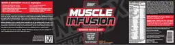 Label for Muscle Infusion Chocolate Peanut Butter Crunch