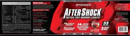 Label for AfterShock Wild Berry Blast
