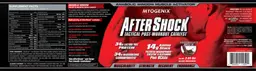 Label for AfterShock Shockolate Milk