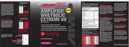 Label for Amplified Wheybolic Extreme 60 Fruit Punch