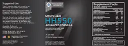 Label for Men's Hair HH550 Advanced Formula