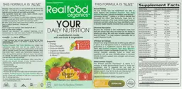 Label for Your Daily Nutrition