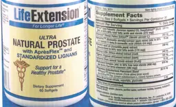 Label for Ultra Natural Prostate