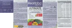 Label for Ultimate Daily Nutrition