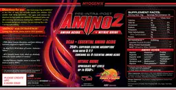 Label for Amino2 Fruit Punch