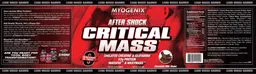 Label for Aftershock Critical Mass Chocolate Milk Shake