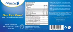 Label for Dry Eye Care
