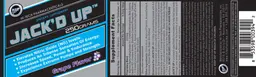 Label for Jack'd Up Grape Flavor