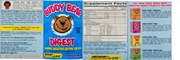 Label for Buddy Bear Digest Natural Berry Flavor