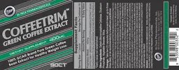 Label for CoffeeTrim Green Coffee Extract 400 mg