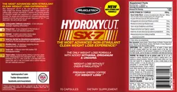 Label for Hydroxycut SX-7