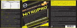 Label for NitroPro Orange Creamsicle - Flavor