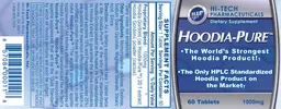 Label for Hoodia-Pure 1000 mg