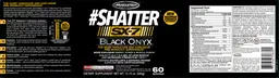 Label for #Shatter SX-7 Black Onyx Fruit Punch Explosion