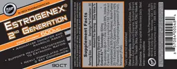 Label for Estrogenex 2nd Generation 600 mg