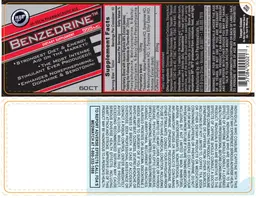 Label for Benzedrine