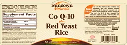 Co Q-10 Plus Red Yeast Rice