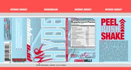 Label for Mr Hyde Intense Energy Pre Workout Watermelon