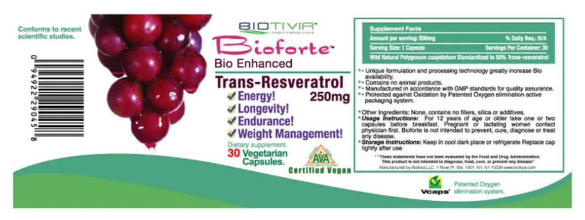 Label for Bioforte